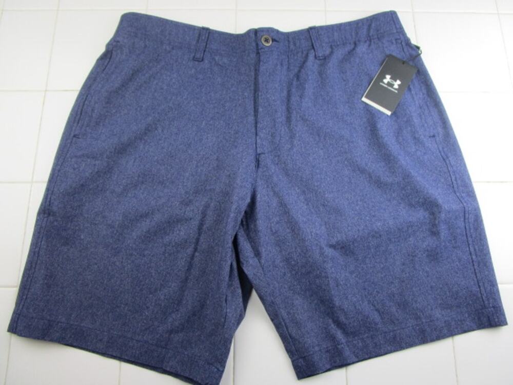 Under Armour Storm Golf Vented Shorts 10" Inseam Blue Men's Size 40 Activewear